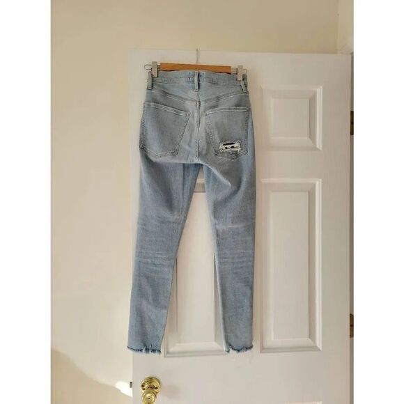 Agolde Sophie High Rise Skinny Crop in Parallel 25 - Picture 6 of 12